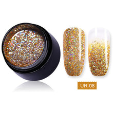 Load image into Gallery viewer, UR SUGAR 5ml Color Gel Polish Glitter Nail Art Soak Off UV LED Gel Varnish UV Color Paint Gel Nail Varnish Gel Manicure
