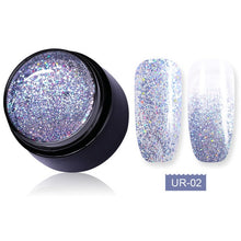 Load image into Gallery viewer, UR SUGAR 5ml Color Gel Polish Glitter Nail Art Soak Off UV LED Gel Varnish UV Color Paint Gel Nail Varnish Gel Manicure
