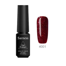 Load image into Gallery viewer, Sarness Diamond Glitter Nail Polish 19 Colors Gel Varnishes Neon Shining UV Nail Gel Polish Soak Off Sequins Hybrid Nail Paint

