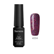 Load image into Gallery viewer, Sarness Diamond Glitter Nail Polish 19 Colors Gel Varnishes Neon Shining UV Nail Gel Polish Soak Off Sequins Hybrid Nail Paint
