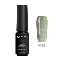 Load image into Gallery viewer, Sarness Diamond Glitter Nail Polish 19 Colors Gel Varnishes Neon Shining UV Nail Gel Polish Soak Off Sequins Hybrid Nail Paint
