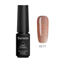Load image into Gallery viewer, Sarness Diamond Glitter Nail Polish 19 Colors Gel Varnishes Neon Shining UV Nail Gel Polish Soak Off Sequins Hybrid Nail Paint
