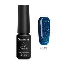 Load image into Gallery viewer, Sarness Diamond Glitter Nail Polish 19 Colors Gel Varnishes Neon Shining UV Nail Gel Polish Soak Off Sequins Hybrid Nail Paint
