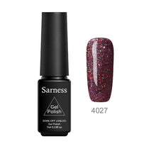 Load image into Gallery viewer, Sarness Diamond Glitter Nail Polish 19 Colors Gel Varnishes Neon Shining UV Nail Gel Polish Soak Off Sequins Hybrid Nail Paint
