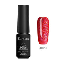 Load image into Gallery viewer, Sarness Diamond Glitter Nail Polish 19 Colors Gel Varnishes Neon Shining UV Nail Gel Polish Soak Off Sequins Hybrid Nail Paint
