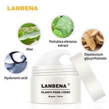 Load image into Gallery viewer, LANBENA Skin Care Blackhead Remover Mask Acne Treatment Nose Cleansing Plant Pore Strip Black Head Peeling Mask Face Deep Clean
