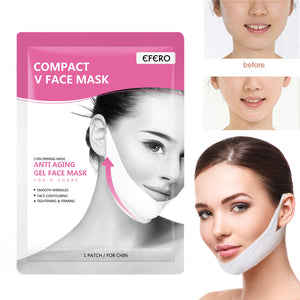 EFERO Lift Face Masks with Hanging Ear Type Thin Women Lift Up V Face Line Skin Care Mask Face Slim Bandage Reduces Double Chin