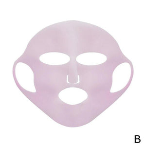 1 Pcs Reuse Waterproof Silicone Mask Cover Beauty Face Hydrating Moisturizing Mask Cover For Facial Skin Care Tool Locking Water