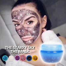 Load image into Gallery viewer, Facial Masks Glitter Star Mask Whitening Moisturizing Face Mask Deep Pore Cleansing Skin Care
