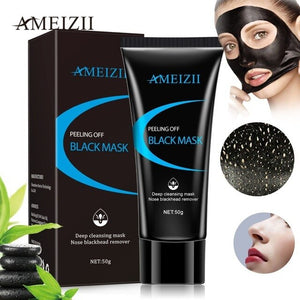 AMEIZII Blackhead Remover Nose Mask Pore Strip Black Mask Peeling Acne Treatment Black Deep Cleansing Skin Care Dropship