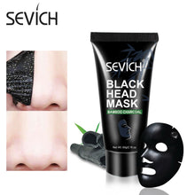 Load image into Gallery viewer, Sevich 60g Bamboo Charcoal Deep Clean Black Head Facial Mask Skin Care Blackhead Removal Mask Shrink Pores Oil Control Face Mask
