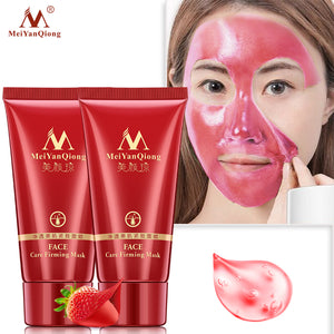 Deep Cleansing purifying peel off Black mud Facial face mask Remove blackhead facial mask strawberry nose Acne remover Skin care