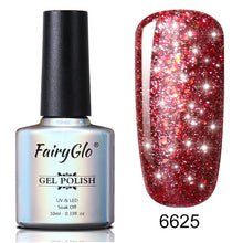 Load image into Gallery viewer, FairyGlo Glitter Gelpolish Stamping Paint Nail Polish 10ML Starry Giltter Vernis a Ongle Nail Art Nagellak Lucky Lacquer Gellak
