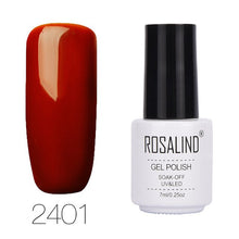 Load image into Gallery viewer, ROSALIND 7ML 68Color Series Gel Nail Polish Lacquer gel Paint Soak-Off Vernis Semi Permanant Uv Lot Nail Polish gel varnishes
