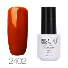 Load image into Gallery viewer, ROSALIND 7ML 68Color Series Gel Nail Polish Lacquer gel Paint Soak-Off Vernis Semi Permanant Uv Lot Nail Polish gel varnishes
