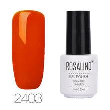 Load image into Gallery viewer, ROSALIND 7ML 68Color Series Gel Nail Polish Lacquer gel Paint Soak-Off Vernis Semi Permanant Uv Lot Nail Polish gel varnishes
