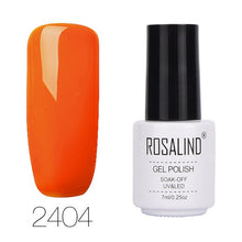 Load image into Gallery viewer, ROSALIND 7ML 68Color Series Gel Nail Polish Lacquer gel Paint Soak-Off Vernis Semi Permanant Uv Lot Nail Polish gel varnishes
