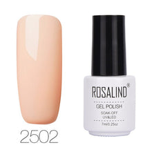 Load image into Gallery viewer, ROSALIND 7ML 68Color Series Gel Nail Polish Lacquer gel Paint Soak-Off Vernis Semi Permanant Uv Lot Nail Polish gel varnishes
