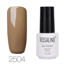 Load image into Gallery viewer, ROSALIND 7ML 68Color Series Gel Nail Polish Lacquer gel Paint Soak-Off Vernis Semi Permanant Uv Lot Nail Polish gel varnishes
