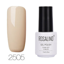 Load image into Gallery viewer, ROSALIND 7ML 68Color Series Gel Nail Polish Lacquer gel Paint Soak-Off Vernis Semi Permanant Uv Lot Nail Polish gel varnishes
