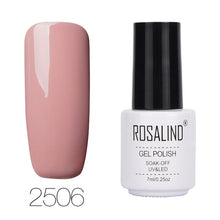 Load image into Gallery viewer, ROSALIND 7ML 68Color Series Gel Nail Polish Lacquer gel Paint Soak-Off Vernis Semi Permanant Uv Lot Nail Polish gel varnishes
