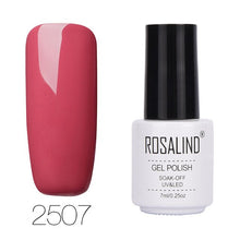 Load image into Gallery viewer, ROSALIND 7ML 68Color Series Gel Nail Polish Lacquer gel Paint Soak-Off Vernis Semi Permanant Uv Lot Nail Polish gel varnishes
