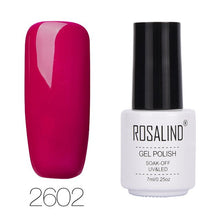 Load image into Gallery viewer, ROSALIND 7ML 68Color Series Gel Nail Polish Lacquer gel Paint Soak-Off Vernis Semi Permanant Uv Lot Nail Polish gel varnishes
