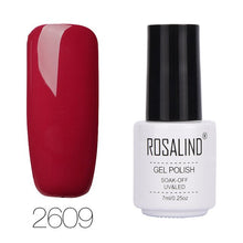 Load image into Gallery viewer, ROSALIND 7ML 68Color Series Gel Nail Polish Lacquer gel Paint Soak-Off Vernis Semi Permanant Uv Lot Nail Polish gel varnishes
