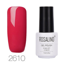 Load image into Gallery viewer, ROSALIND 7ML 68Color Series Gel Nail Polish Lacquer gel Paint Soak-Off Vernis Semi Permanant Uv Lot Nail Polish gel varnishes

