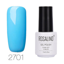 Load image into Gallery viewer, ROSALIND 7ML 68Color Series Gel Nail Polish Lacquer gel Paint Soak-Off Vernis Semi Permanant Uv Lot Nail Polish gel varnishes
