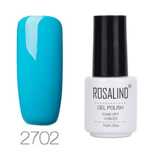 Load image into Gallery viewer, ROSALIND 7ML 68Color Series Gel Nail Polish Lacquer gel Paint Soak-Off Vernis Semi Permanant Uv Lot Nail Polish gel varnishes
