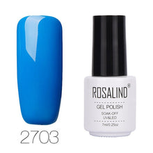 Load image into Gallery viewer, ROSALIND 7ML 68Color Series Gel Nail Polish Lacquer gel Paint Soak-Off Vernis Semi Permanant Uv Lot Nail Polish gel varnishes
