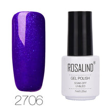 Load image into Gallery viewer, ROSALIND 7ML 68Color Series Gel Nail Polish Lacquer gel Paint Soak-Off Vernis Semi Permanant Uv Lot Nail Polish gel varnishes
