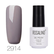 Load image into Gallery viewer, ROSALIND 7ML 68Color Series Gel Nail Polish Lacquer gel Paint Soak-Off Vernis Semi Permanant Uv Lot Nail Polish gel varnishes
