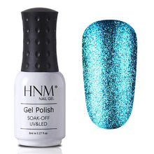 Load image into Gallery viewer, HNM 8ML Glitter Bling Nail Polish Soak Off Stamping Paint Nail Gelpolish Nail Art Vernis a Ongle Enamel Nagellak Lucky Lacquer
