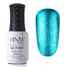 Load image into Gallery viewer, HNM 8ML Glitter Bling Nail Polish Soak Off Stamping Paint Nail Gelpolish Nail Art Vernis a Ongle Enamel Nagellak Lucky Lacquer
