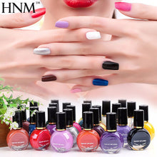 Load image into Gallery viewer, HNM 10ml Special Nail Polish Stamping Paint Polish Platinum DIY Printing Stamp Dedicated Authentic Gellak Nail Polishes

