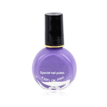 Load image into Gallery viewer, HNM 10ml Special Nail Polish Stamping Paint Polish Platinum DIY Printing Stamp Dedicated Authentic Gellak Nail Polishes
