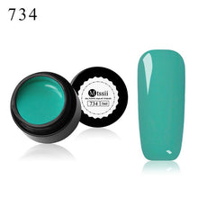 Load image into Gallery viewer, Mtssii Pure Color 5ML Nail Polish Soak Off UV Stamping Paint Nail Polish LED Lamp Gelpolish Lucky Lacquer Hybrid Varnish SJ79133
