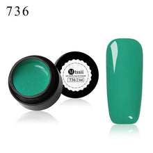 Load image into Gallery viewer, Mtssii Pure Color 5ML Nail Polish Soak Off UV Stamping Paint Nail Polish LED Lamp Gelpolish Lucky Lacquer Hybrid Varnish SJ79133
