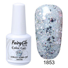 Load image into Gallery viewer, FairyGlo 15ML Nail Polish Stamping Paint Nail Polish UV Gelpolish Paint Nail Art Vernis a Ongle Nagellak Enamel Lucky Lacquer
