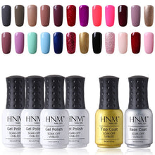 Load image into Gallery viewer, HNM Nail Polish 8ML Pure Color LED UV Lamp Stamping Paint Nail Gelpolish Nail Art Vernis Ongle Nagellak Lucky Lacquer Nail Glue
