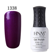 Load image into Gallery viewer, HNM Nail Polish 8ML Pure Color LED UV Lamp Stamping Paint Nail Gelpolish Nail Art Vernis Ongle Nagellak Lucky Lacquer Nail Glue
