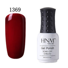 Load image into Gallery viewer, HNM Nail Polish 8ML Pure Color LED UV Lamp Stamping Paint Nail Gelpolish Nail Art Vernis Ongle Nagellak Lucky Lacquer Nail Glue
