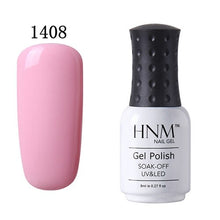 Load image into Gallery viewer, HNM Nail Polish 8ML Pure Color LED UV Lamp Stamping Paint Nail Gelpolish Nail Art Vernis Ongle Nagellak Lucky Lacquer Nail Glue

