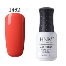 Load image into Gallery viewer, HNM Nail Polish 8ML Pure Color LED UV Lamp Stamping Paint Nail Gelpolish Nail Art Vernis Ongle Nagellak Lucky Lacquer Nail Glue

