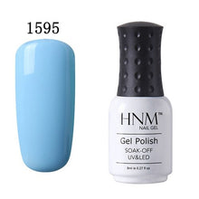 Load image into Gallery viewer, HNM Nail Polish 8ML Pure Color LED UV Lamp Stamping Paint Nail Gelpolish Nail Art Vernis Ongle Nagellak Lucky Lacquer Nail Glue
