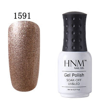 Load image into Gallery viewer, HNM Nail Polish 8ML Pure Color LED UV Lamp Stamping Paint Nail Gelpolish Nail Art Vernis Ongle Nagellak Lucky Lacquer Nail Glue
