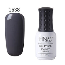 Load image into Gallery viewer, HNM Nail Polish 8ML Pure Color LED UV Lamp Stamping Paint Nail Gelpolish Nail Art Vernis Ongle Nagellak Lucky Lacquer Nail Glue

