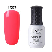 Load image into Gallery viewer, HNM Nail Polish 8ML Pure Color LED UV Lamp Stamping Paint Nail Gelpolish Nail Art Vernis Ongle Nagellak Lucky Lacquer Nail Glue
